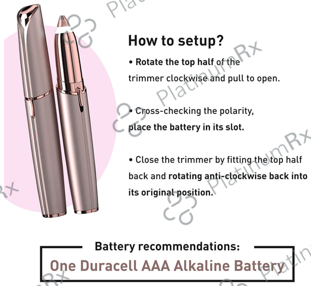 Sirona Electronic Eyebrow Trimmer