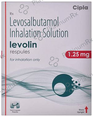 Levolin 1.25mg Respules 5X2.5ml