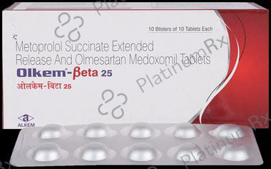 Olkem Beta 25/20mg Tablet 10s