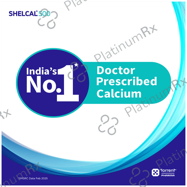 Shelcal 500mg/250IU Tablet 15s