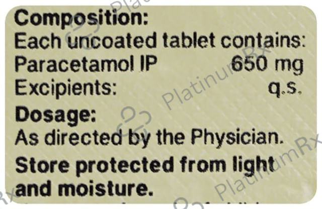 Ultramol RF 650mg Tablet