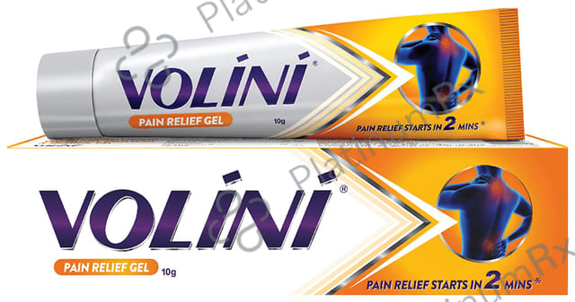 Volini Pain Relief Gel for Sprain, Muscle, Joint, Neck & Low Back Pain 10gm