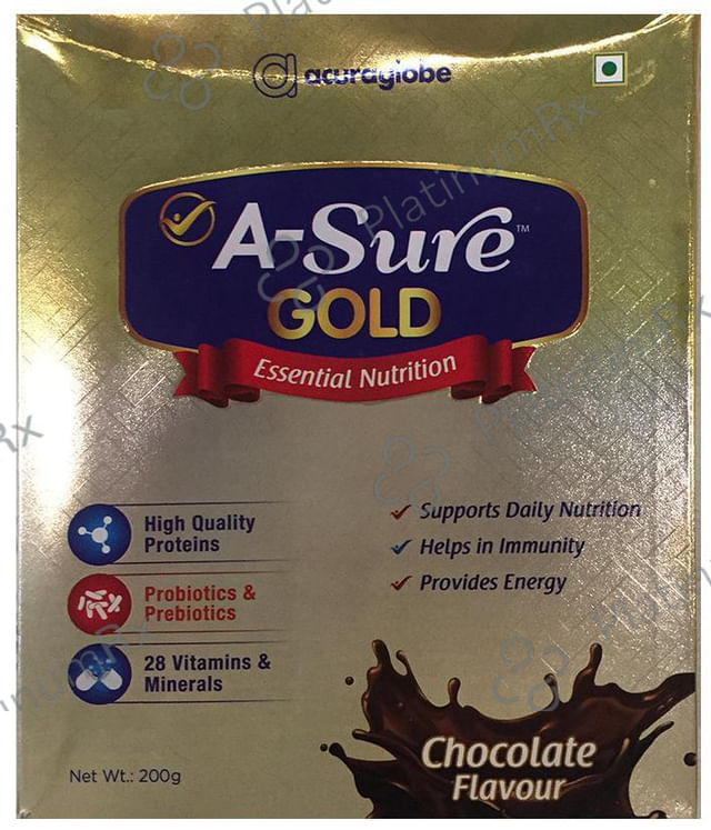 Acuraglobe A-Sure Gold Powder Chocolate 200 gm