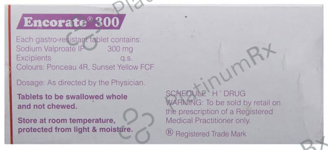 Encorate 300mg Tablet CR 10s
