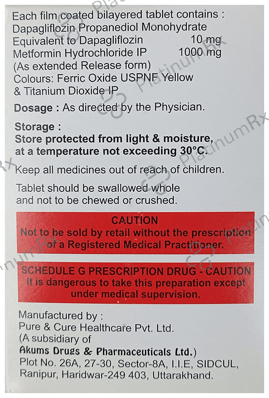 Jusdap-M 1000 Tablet ER