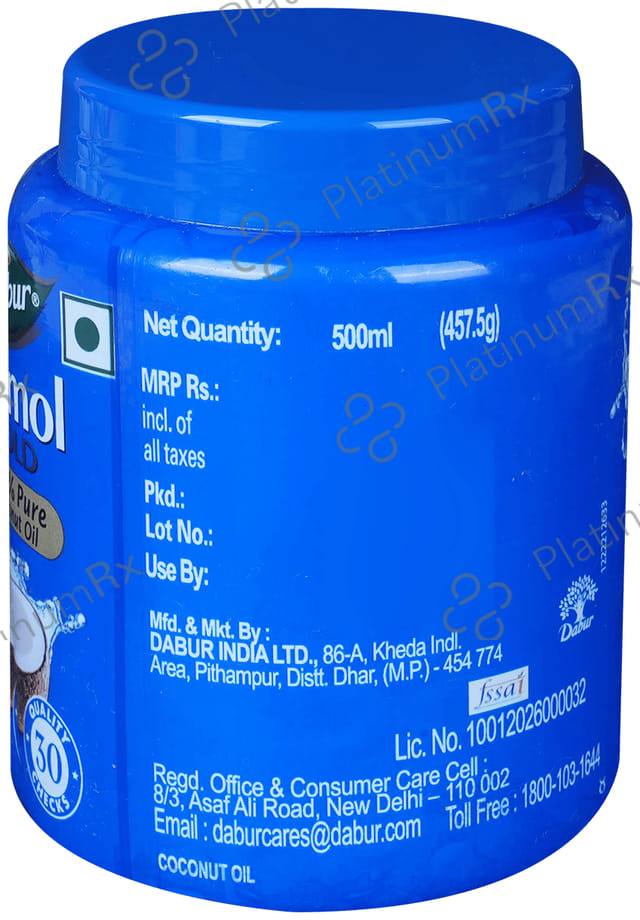 Dabur Anmol Gold Pure Coconut Oil - Blue