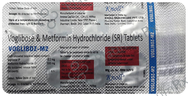 Vogliboz M 500/0.2mg Tablet SR 10s