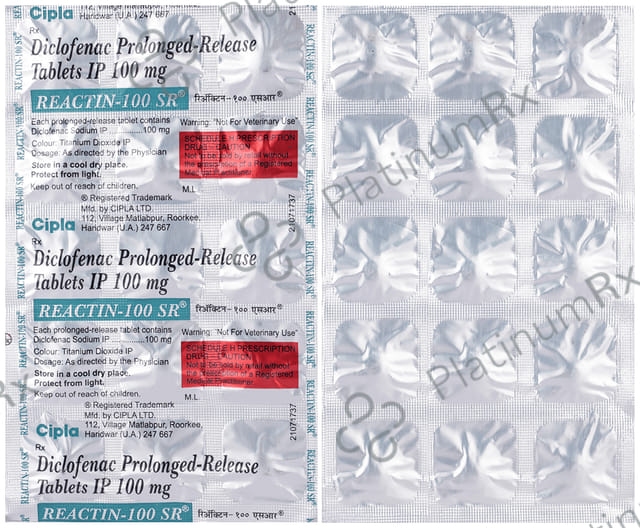 Reactin 100mg SR Tablet 15s