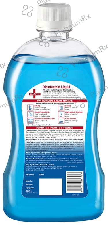 Tri-Activ Multi-Purpose Disinfectant Liquid Cool Menthol