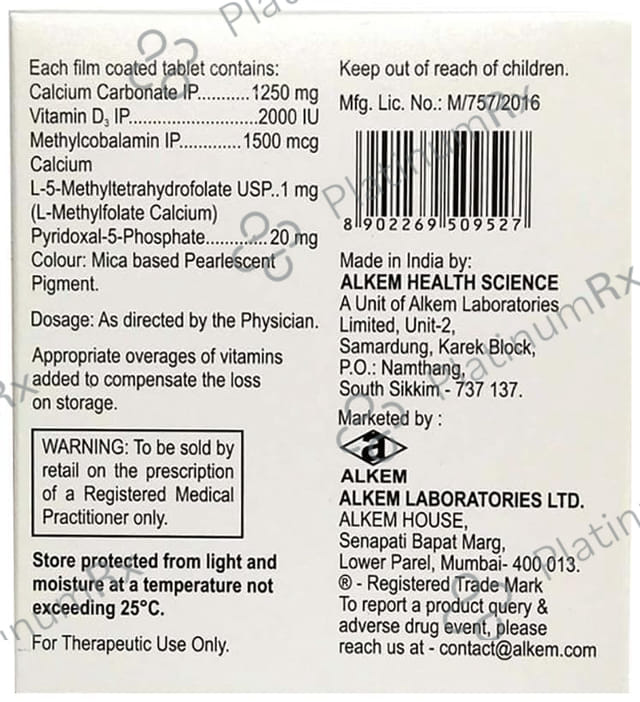 Gemcal XT Tablet 15s