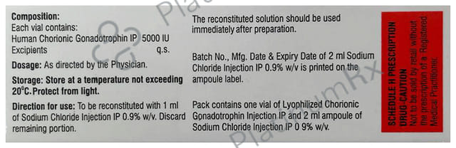 Eutrig HP 5000IU Injection 1s