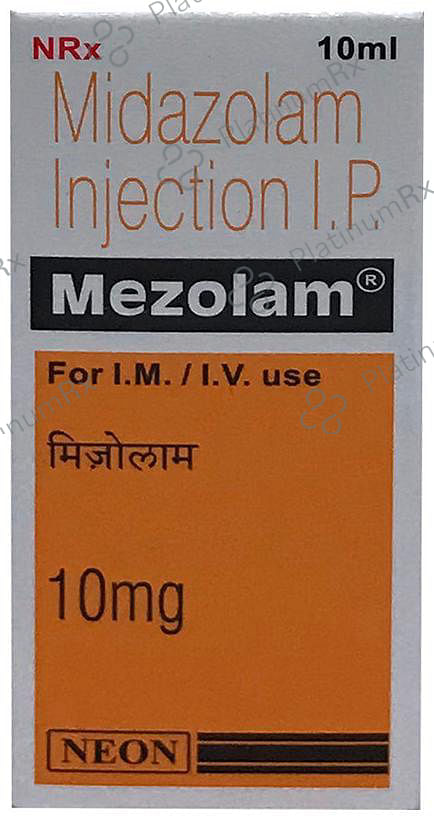 Mezolam 10mg Injection 10ml