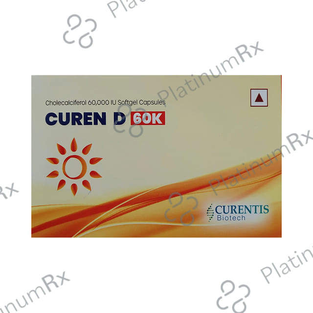 Curen D 60000IU Softgel Capsule 10s