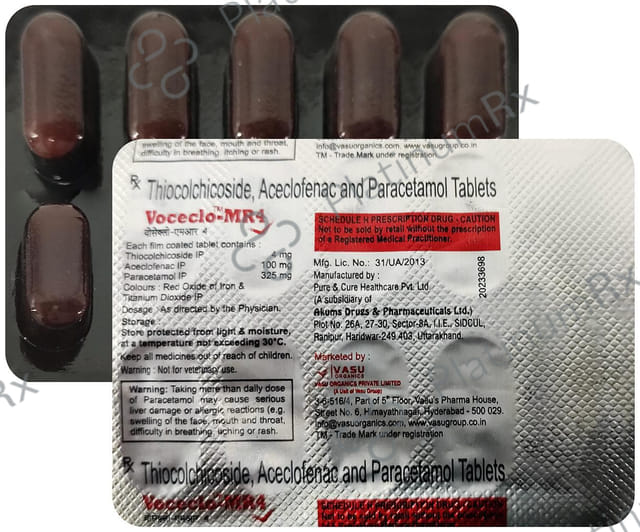 Voceclo MR 4/100/325mg Tablet 10s