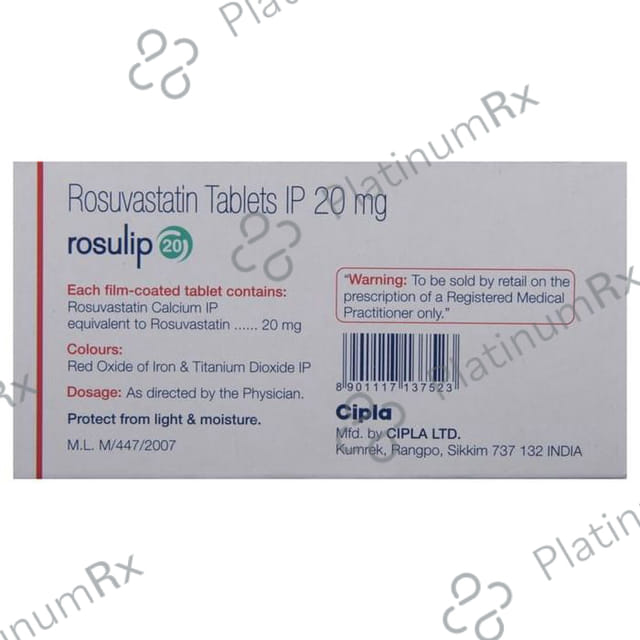 Rosulip 20mg Tablet 10s