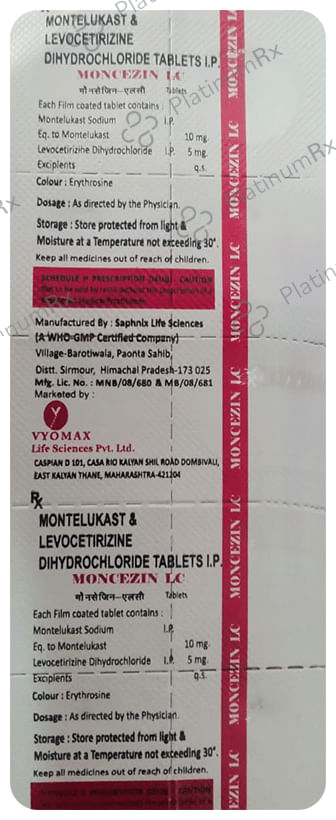 Moncezin LC Tablet