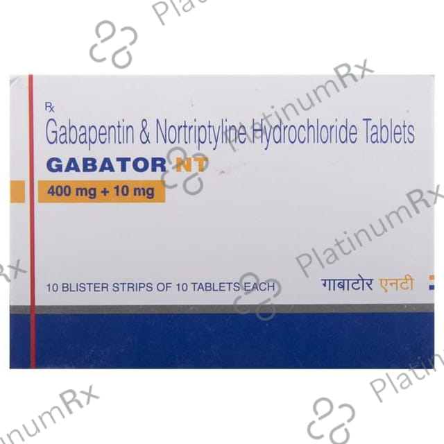 Gabator NT 400/10mg Tablet 10s