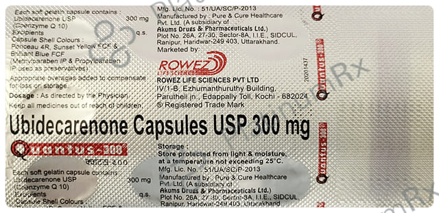 Quantus 300 Soft Gelatin Capsule 10s