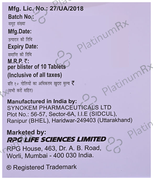 Glipti Next M 500/20mg Tablet SR 10s