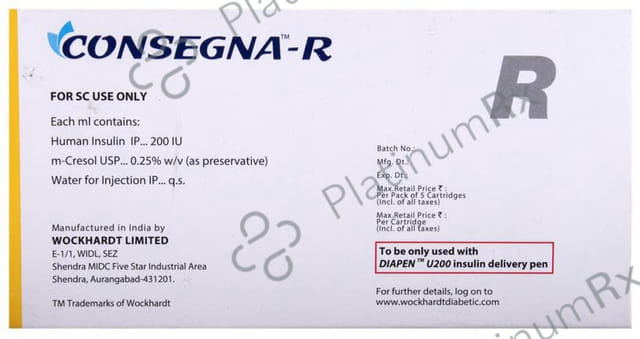Consegna-R (200 IU/ml) (1*3ml Refill Cartridge / Injection)