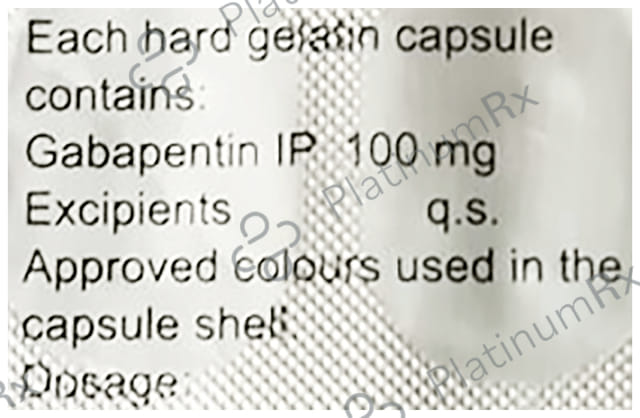 Acegaba 100mg Capsule 15S