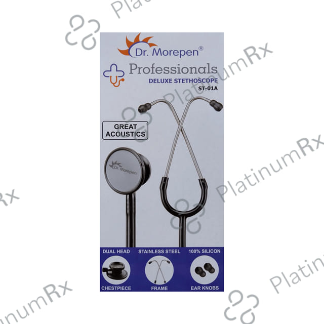 Dr Morepen Professionals Deluxe Stethoscope ST 01A 1Unit