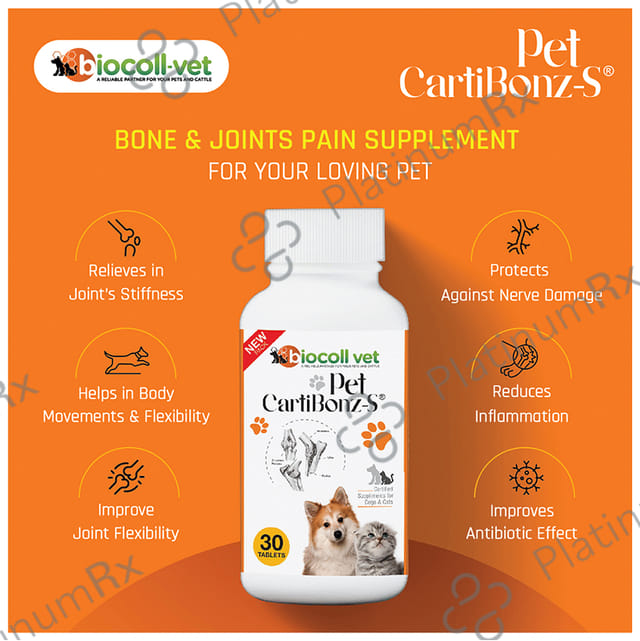 Biocoll Vet Pet Cartibonz S Tablet