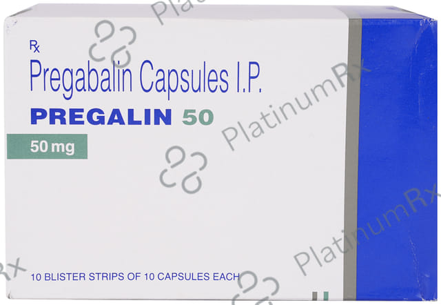 Pregalin 50mg Capsule 10s