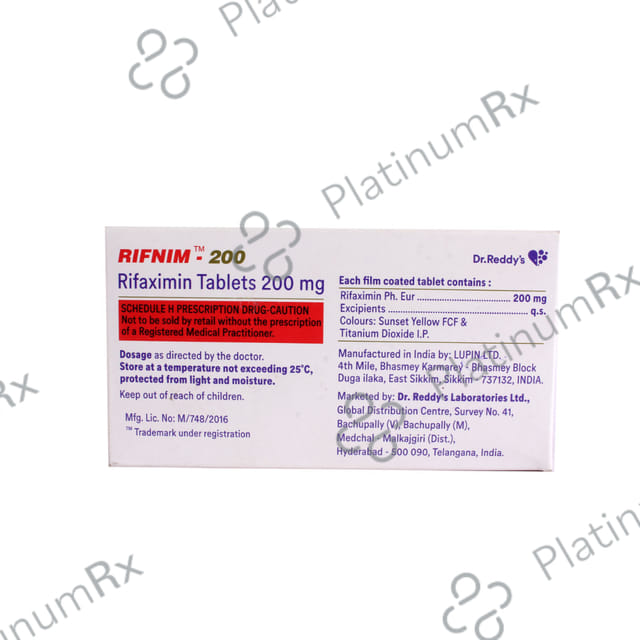 Rifnim 200mg Tablet