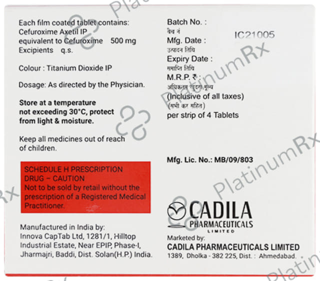 Cefrotux 500mg Capsule