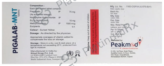 Pigalab MNT Tablet SR 10s