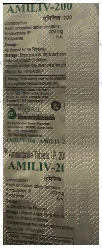 Amiliv 200mg Tablet 10s