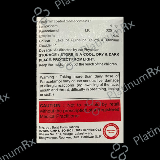 Enex LC 4mg/325mg Tablet