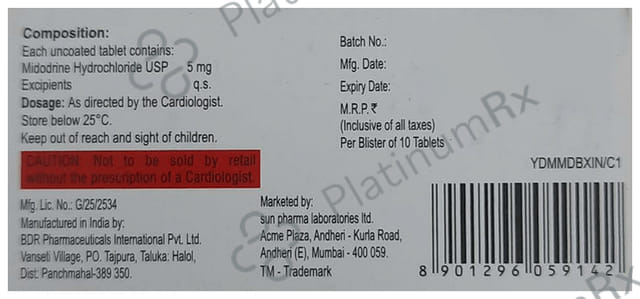 Xidorin 5mg Tablet 10s