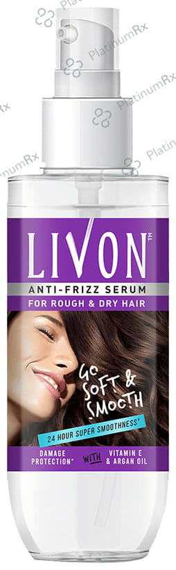 Livon Anti-Frizz Serum for Rough & Dry Hair 50 Serum