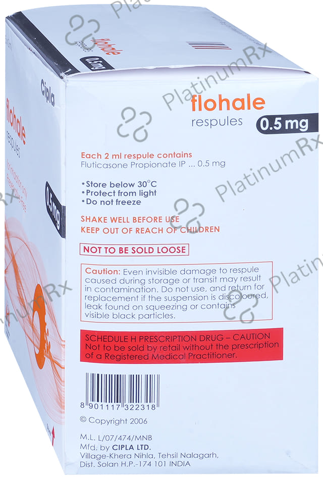 Flohale 0.5mg Respules 5X2ML