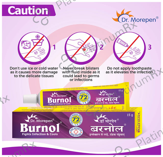 Dr. Morepen Burnol Antiseptic & Germ Control Cream 15gm