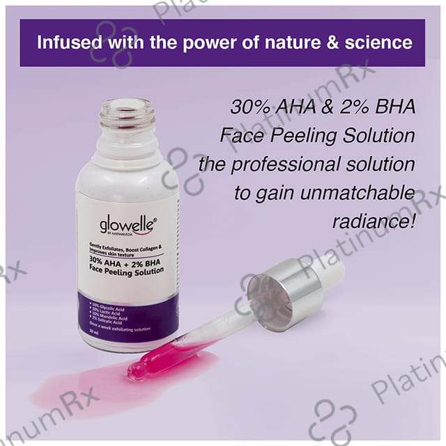 Aryanveda Glowelle 30% AHA + 2% BHA Face Peeling Solution