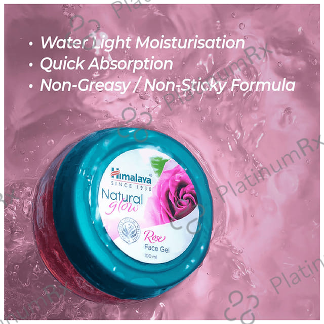 Himalaya Personal Care Natural Glow Rose Face Gel 100ml