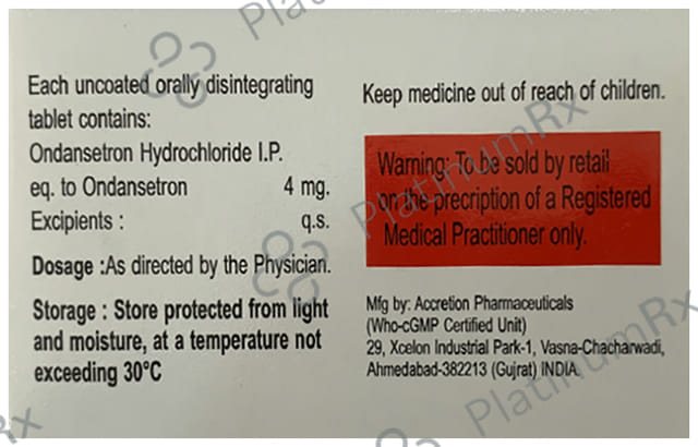 Vomicret MD 4mg Tablet 10s