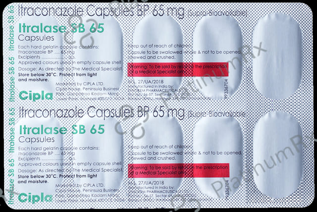 Itralase SB 65mg Capsule 10s