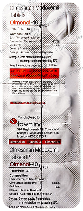 Olmenol 40mg Tablet