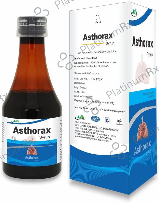 Jain Asthorax Syrup 200 ml
