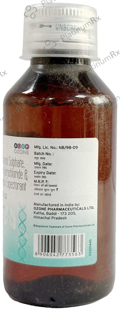 Topex LS 30/50/1mg Expectorant 100ml