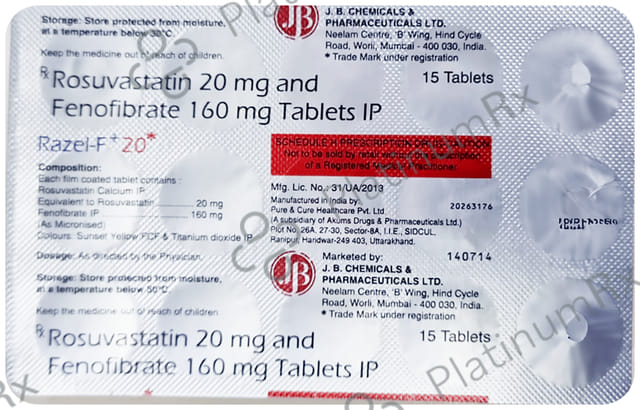 Razel F+ 20mg Tablet 15s
