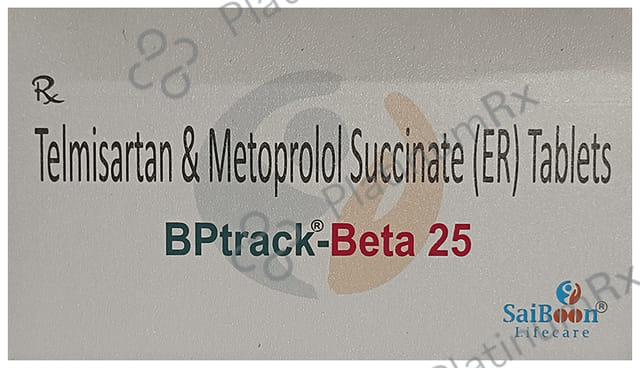 Bptrack Beta 25/40mg Tablet ER 10s