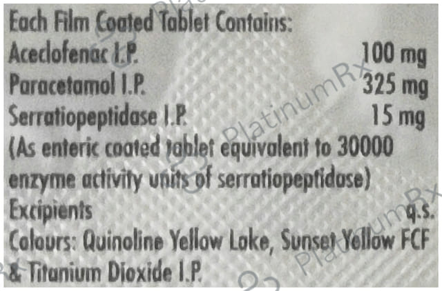 Ebility ASP 100/15/325mg Tablet 10s