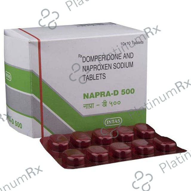 Napra D 10/500mg Tablet 10s