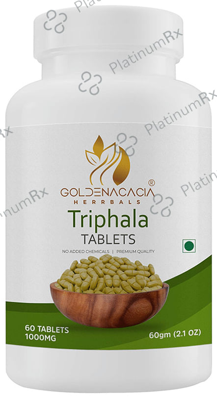 Goldenacacia Herrbals Triphala 1000mg Tablet 60 tablets