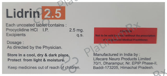 Lidrin 2.5 Tablet